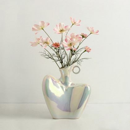 HMR - Modern Ceramic Body Shape Flower Vase Sculpture Home Desk Decor Art Living Room Bedroom