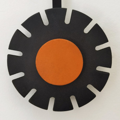 HMR - Modern Large Wall Clock Irregular Metal Oversized Decorative Wall Clocks in Black