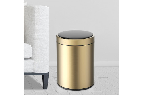 Homary™ Automatic Stainless Steel Trash Can with Touchless Sensor - Gold