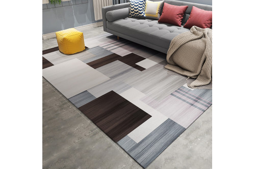 Homary™ Rectangle Abstract Gradient Geometric Area Rug - 6" x 9"