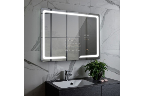 Homary™ Smart Bathroom Vanity Mirror with Touch Screen - 40"D