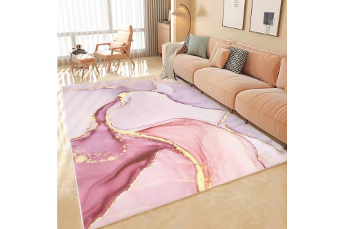 Homary™ Abstract Rectangle Area Rug Flowing Pattern - 5.2"L x 7.5"W