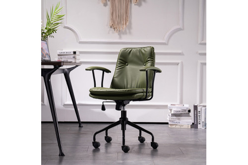 Homary™ Office Lifting Computer Chair with Backrest - Green