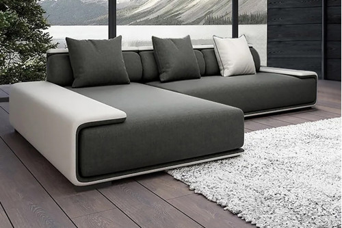 HMR™ Upholstered Corner Sectional Sofa L-Shaped - 112"W