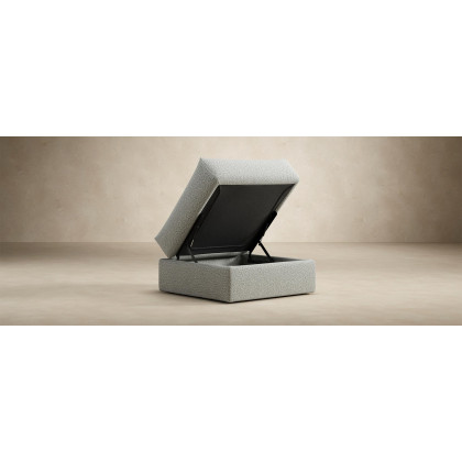 Innovation Living Cornila Ottoman - 579 Kenya Gravel