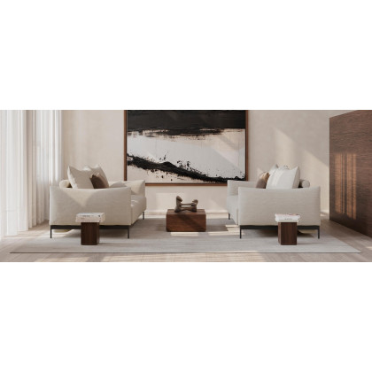 Innovation Living Malloy Ottoman - 586 Phobos Latte