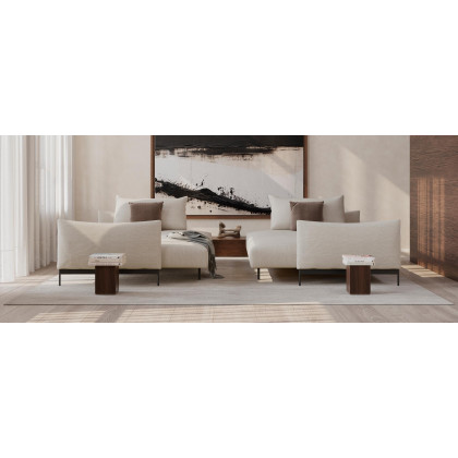 Innovation Living Malloy Ottoman - 586 Phobos Latte