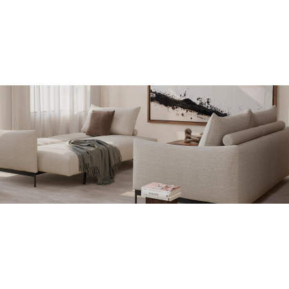 Innovation Living Malloy Ottoman - 317 Cordufine Rust