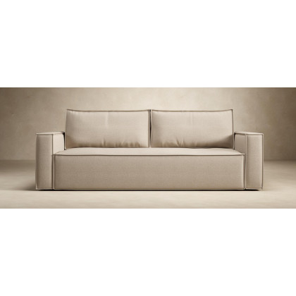Innovation Living Newilla Sofa Bed With Lounger with Standard Arms - 255 Adario Basmati