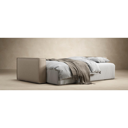 Innovation Living Newilla Sofa Bed With Lounger with Standard Arms - 300 Weda Sand