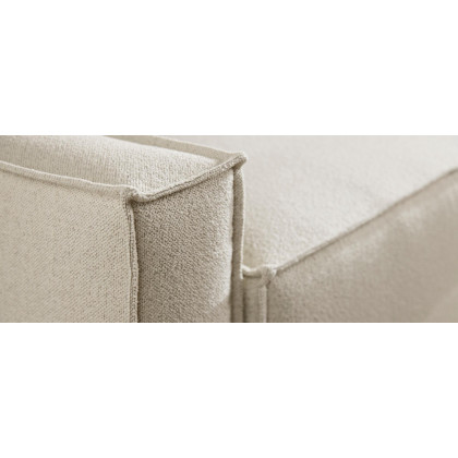 Innovation Living Newilla Sofa Bed With Lounger with Standard Arms - 350 Taura Deep Grey