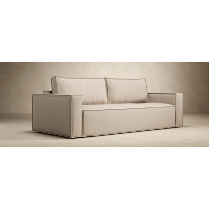Innovation Living Newilla Sofa Bed With Lounger with Standard Arms - 506 Elegance Paprika