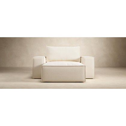 Innovation Living Newilla Lounger Chair with Wide Arms - 255 Adario Basmati