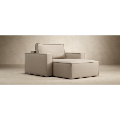 Innovation Living Newilla Lounger Chair with Standard Arms - 280 Avella Sand