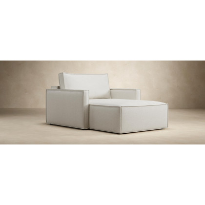 Innovation Living Newilla Lounger Chair with Slim Arms - 280 Avella Sand