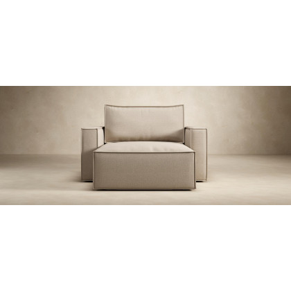 Innovation Living Newilla Lounger Chair with Standard Arms - 357 Taura Off White