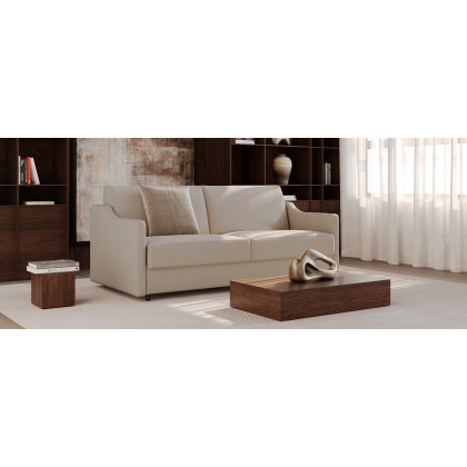 Innovation Living Carnell Sofa Bed With Slope Arms - 586 Phobos Latte