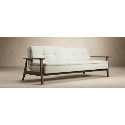Innovation Living Dublexo Frej Sofa Bed Smoked Oak - 587 Phobos Mocha