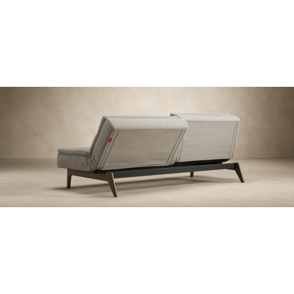 Innovation Living Dublexo Eik Sofa Bed Smoked Oak - 579 Kenya Gravel
