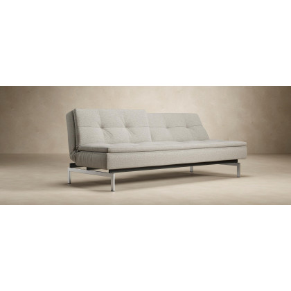 Innovation Living Dublexo Stainless Steel Sofa Bed - 574 Vivus Dusty Off White