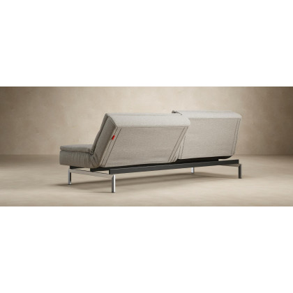 Innovation Living Dublexo Stainless Steel Sofa Bed - 574 Vivus Dusty Off White