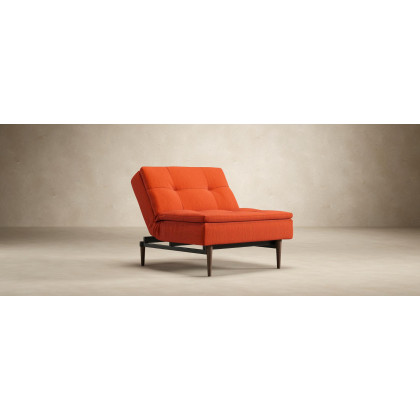 Innovation Living Dublexo Styletto Chair Dark Wood - 506 Elegance Paprika