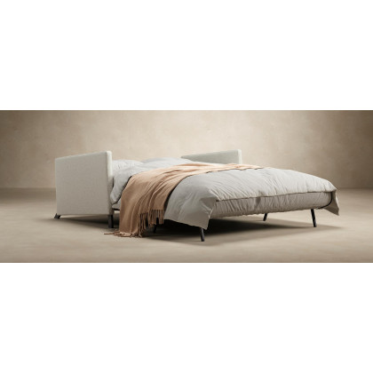 Innovation Living Cubed Full Size Sofa Bed with Dark Wood Legs - 506 Elegance Paprika