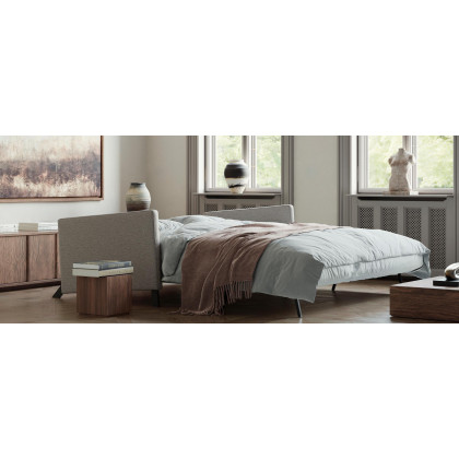 Innovation Living Cubed Queen Size Sofa Bed with Arms - 525 Mixed Dance Light Blue