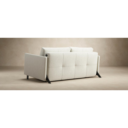Innovation Living Cubed Queen Size Sofa Bed with Arms - 525 Mixed Dance Light Blue