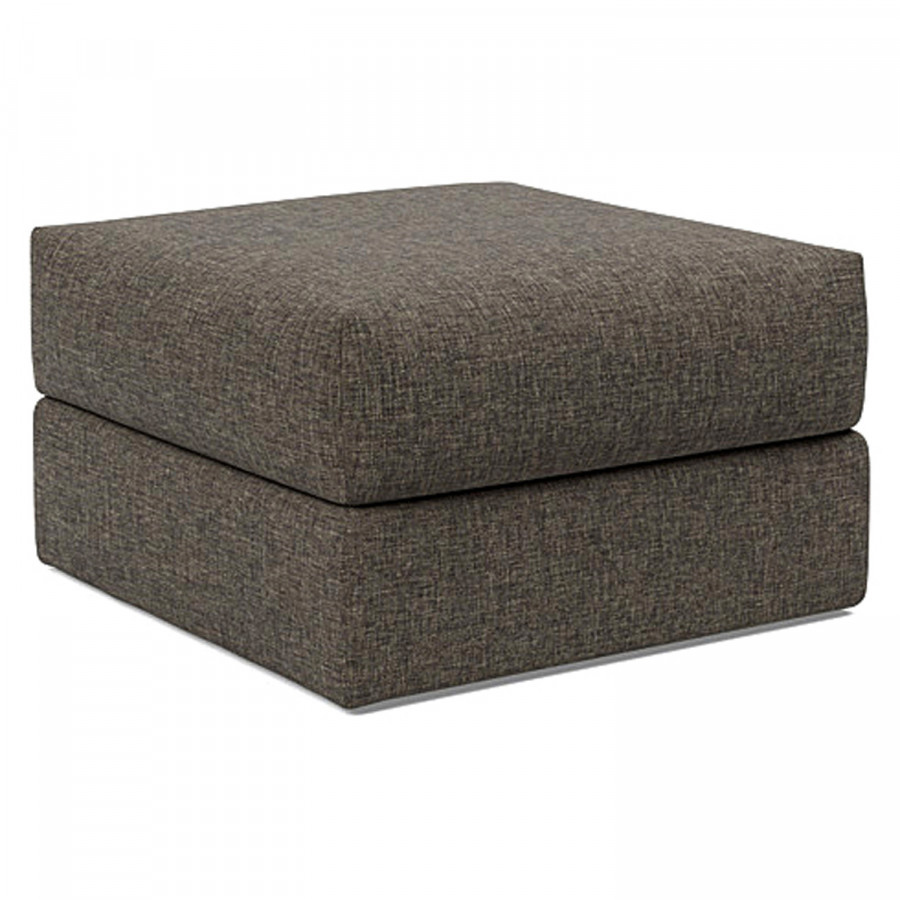 Innovation Living Cornila Ottoman - 216 Flashtex Dark Gray