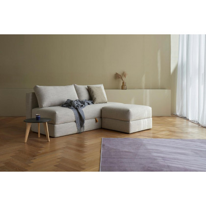 Innovation Living Cornila Ottoman - 528 Mixed Dance Blue