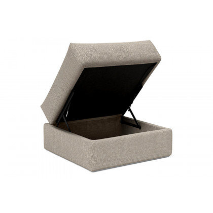 Innovation Living Cornila Ottoman - 579 Kenya Gravel