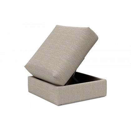 Innovation Living Cornila Ottoman - 579 Kenya Gravel