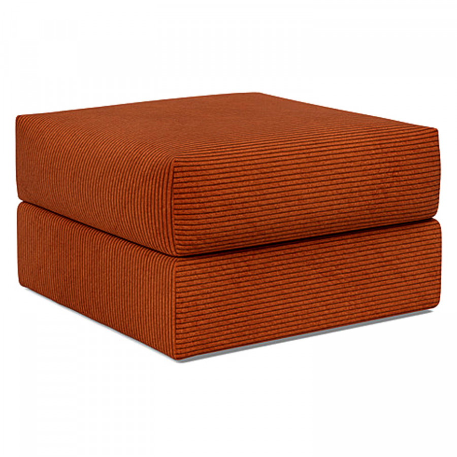 Innovation Living Cornila Ottoman - 595 Corduroy Burnt Orange