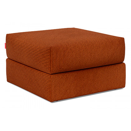 Innovation Living Cornila Ottoman - 595 Corduroy Burnt Orange