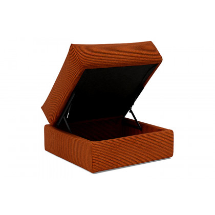 Innovation Living Cornila Ottoman - 595 Corduroy Burnt Orange
