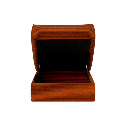 Innovation Living Cornila Ottoman - 595 Corduroy Burnt Orange
