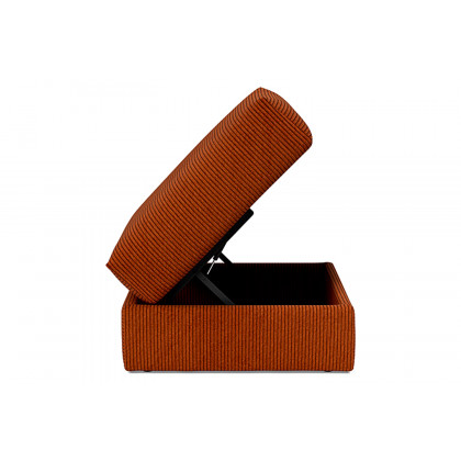 Innovation Living Cornila Ottoman - 595 Corduroy Burnt Orange