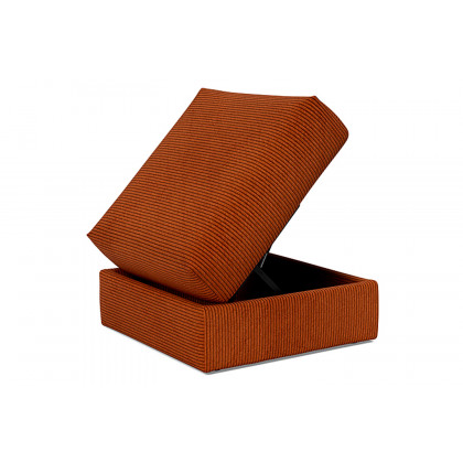 Innovation Living Cornila Ottoman - 595 Corduroy Burnt Orange