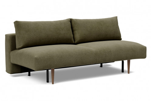 Innovation Living™ Frode Dark Styletto Sofa Bed - 316 Cordufine Pine Green