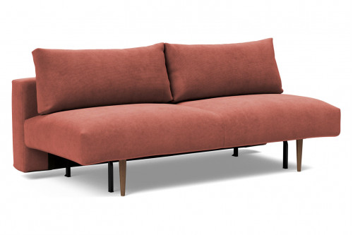 Innovation Living™ Frode Dark Styletto Sofa Bed - 317 Cordufine Rust