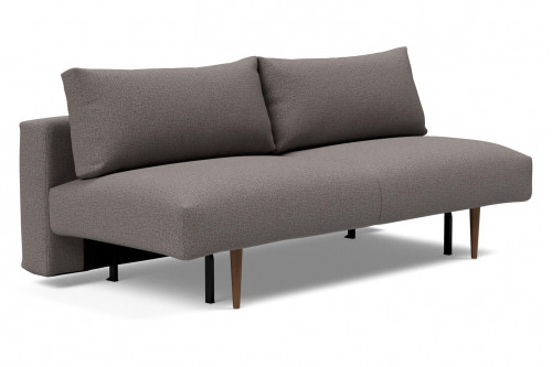 Innovation Living™ Frode Dark Styletto Sofa Bed - 521 Mixed Dance Gray