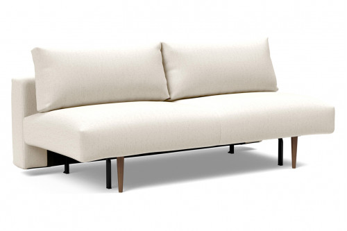 Innovation Living™ Frode Dark Styletto Sofa Bed - 531 Bouclé Off White