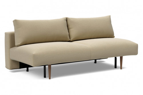 Innovation Living™ Frode Dark Styletto Sofa Bed - 571 Vivus Dusty Sand