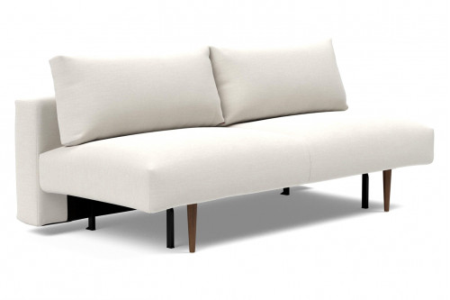 Innovation Living™ Frode Dark Styletto Sofa Bed - 574 Vivus Dusty Off White