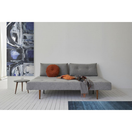 Innovation Living Recast Plus Sofa Bed Dark Styletto - 538 Melange Light Gray
