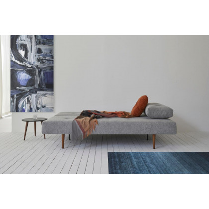 Innovation Living Recast Plus Sofa Bed Dark Styletto - 538 Melange Light Gray