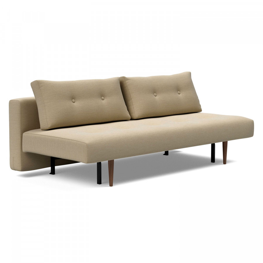Innovation Living Recast Plus Sofa Bed Dark Styletto - 571 Vivus Dusty Sand