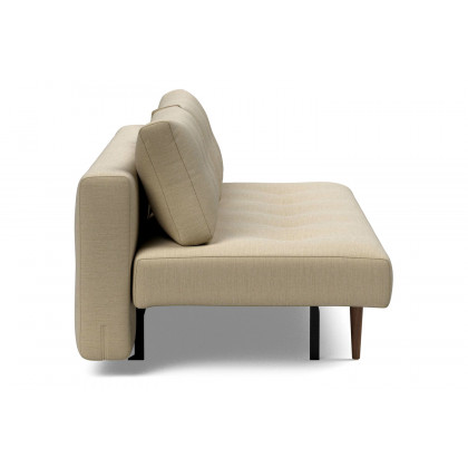 Innovation Living Recast Plus Sofa Bed Dark Styletto - 571 Vivus Dusty Sand