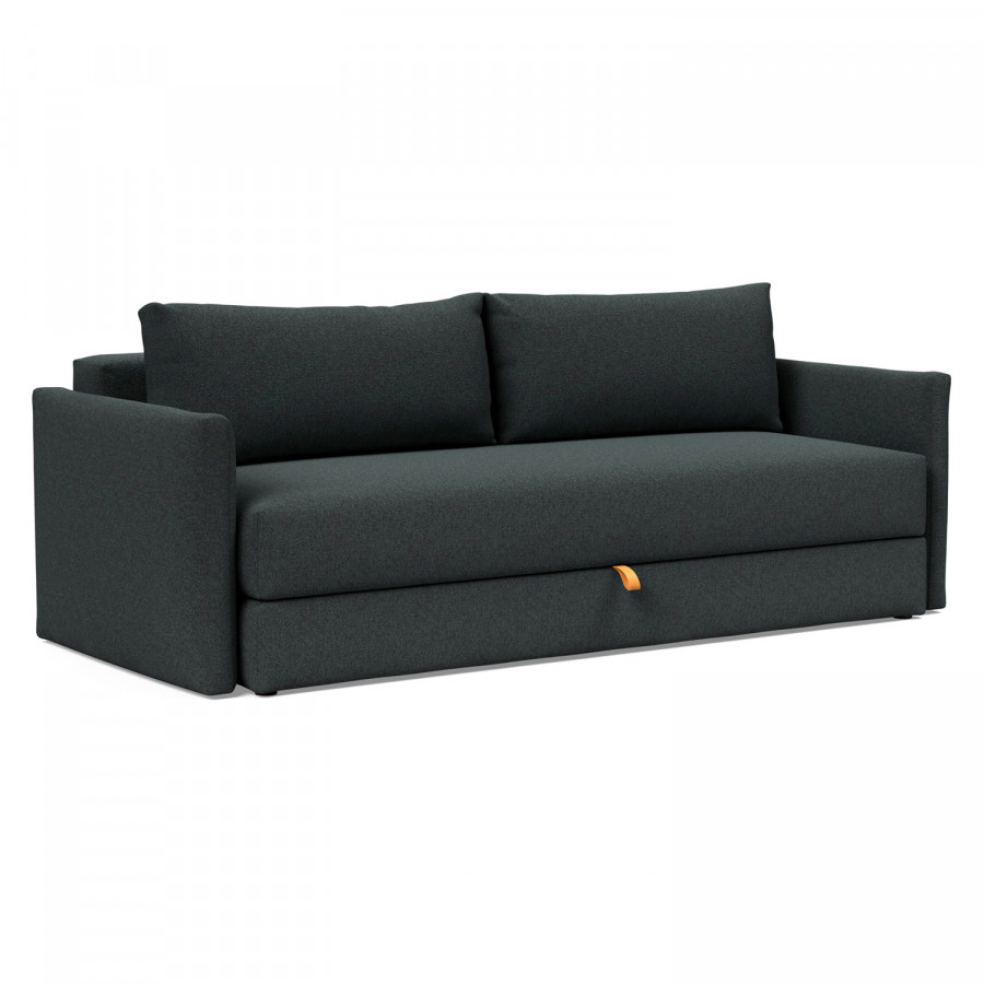 Innovation Living Tripi Sofa Bed - 534 Bouclé Black Raven